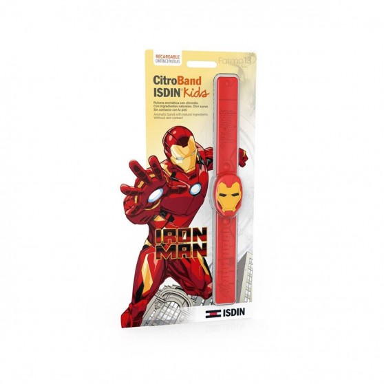 Citroband Isdin Kids Pulsera Aromatica  Iron Man 1 Pulsera + 2 Pastillas De Recarga