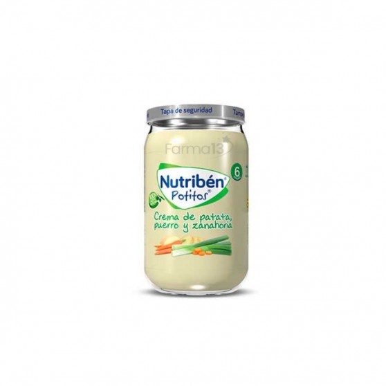 Nutribén Crema De Patata Puerro Y Zanahoria 235 G
