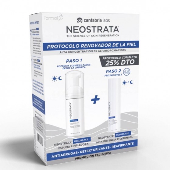 Neostrata Pack Espuma + Alta Potencia R Serumgel