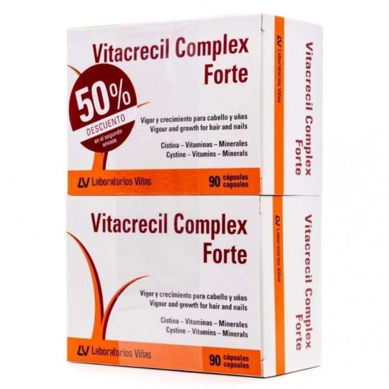 Vitacrecil Complex Forte Duplo 2x90 Cápsulas